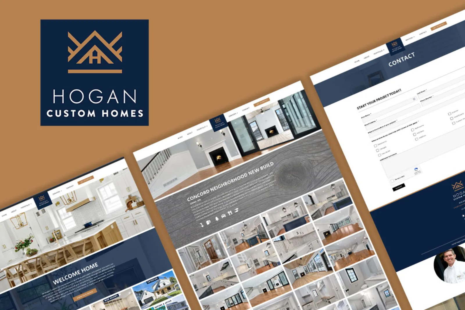 Hogan Custom Homes Website Launch