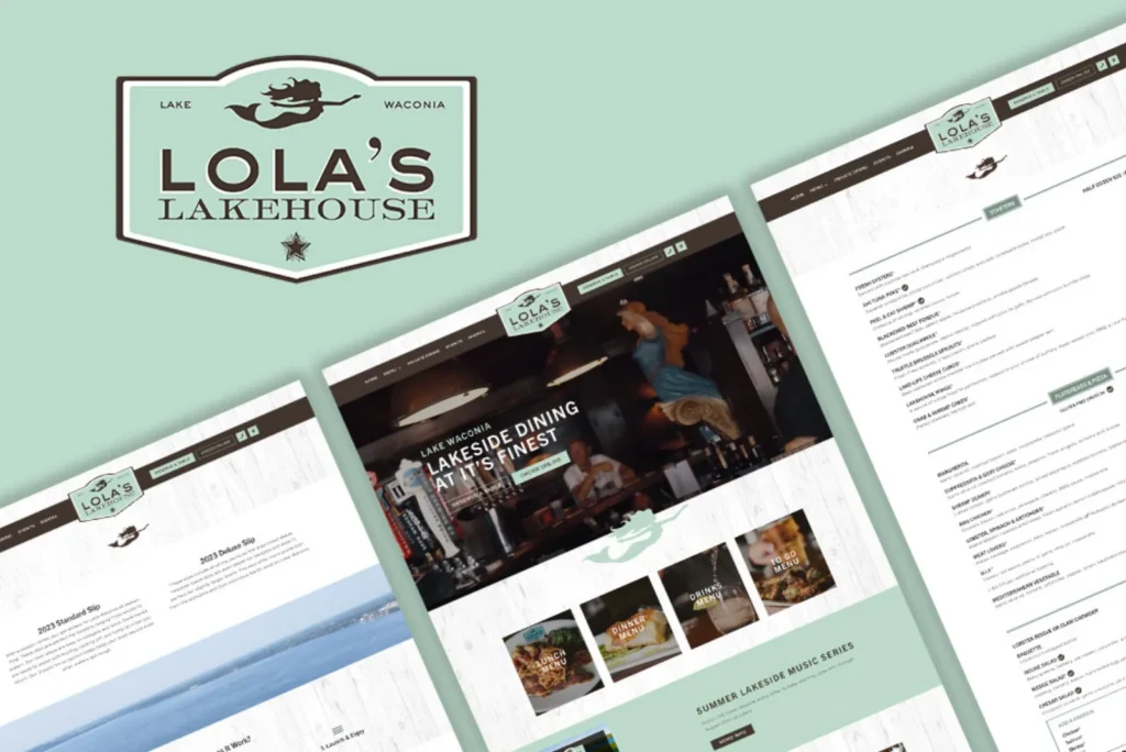 Lola's Lakehouse Website Launch