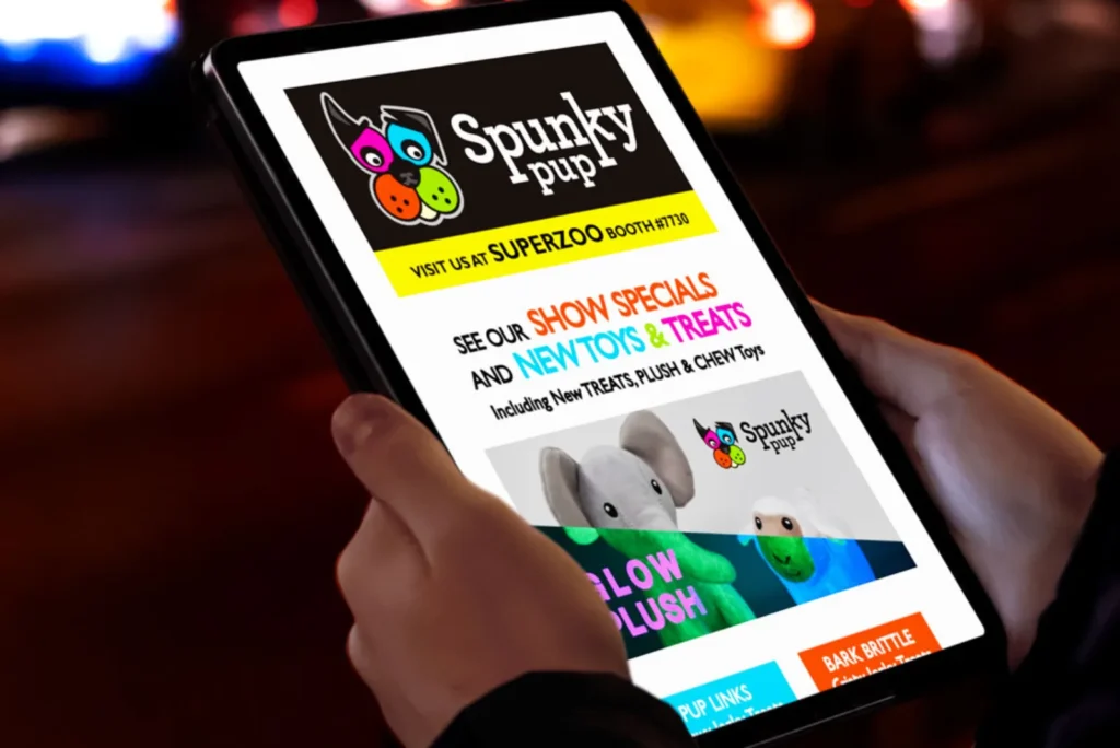 SpunkyPup Tradeshow Email