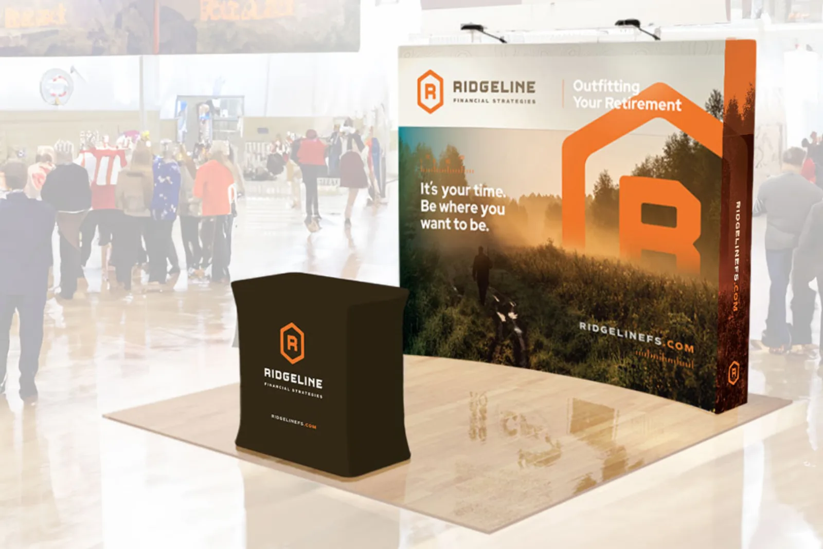 Ridgeline Financial Strategies Tradeshow Booth