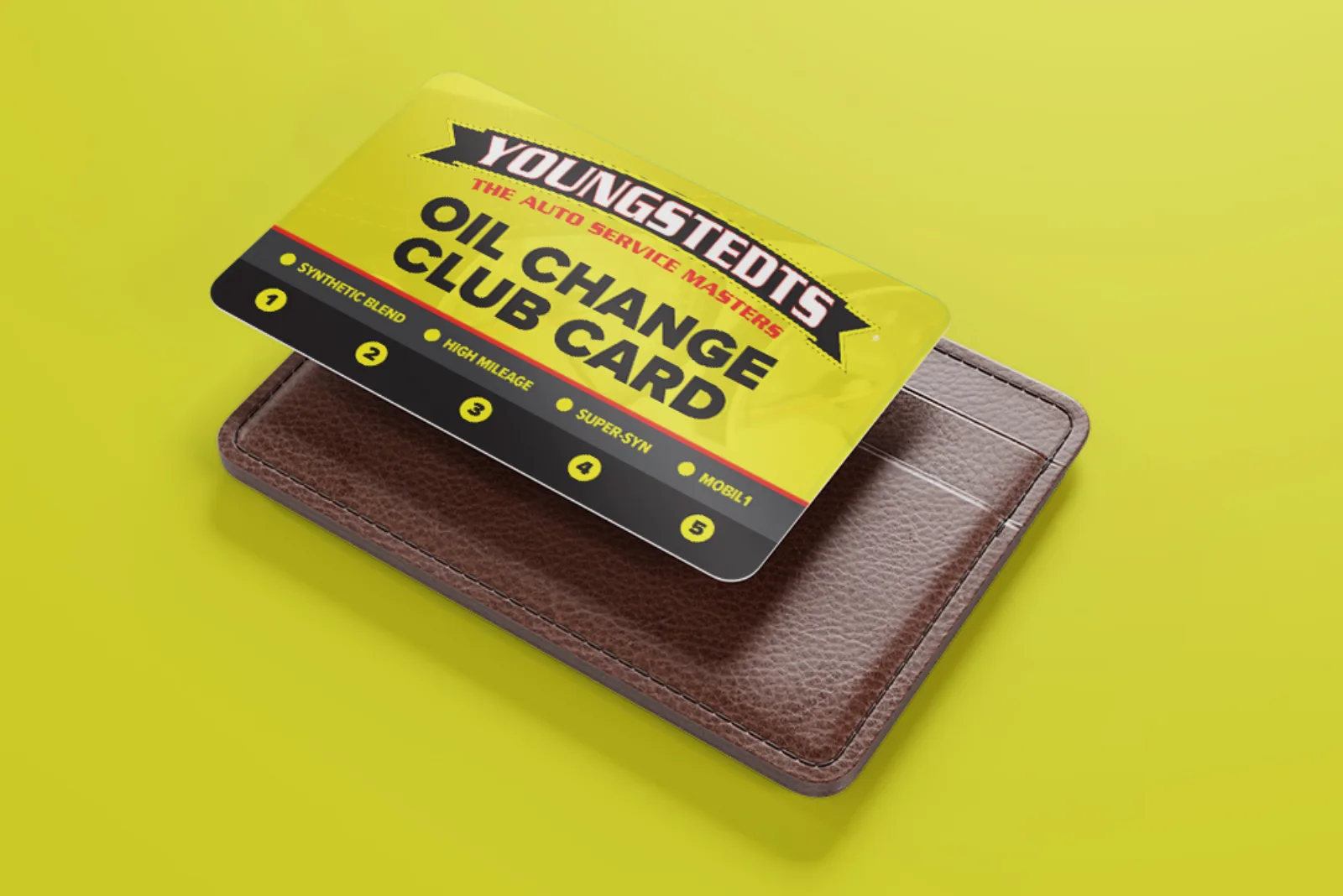Youngstedts Oil Change Club Card