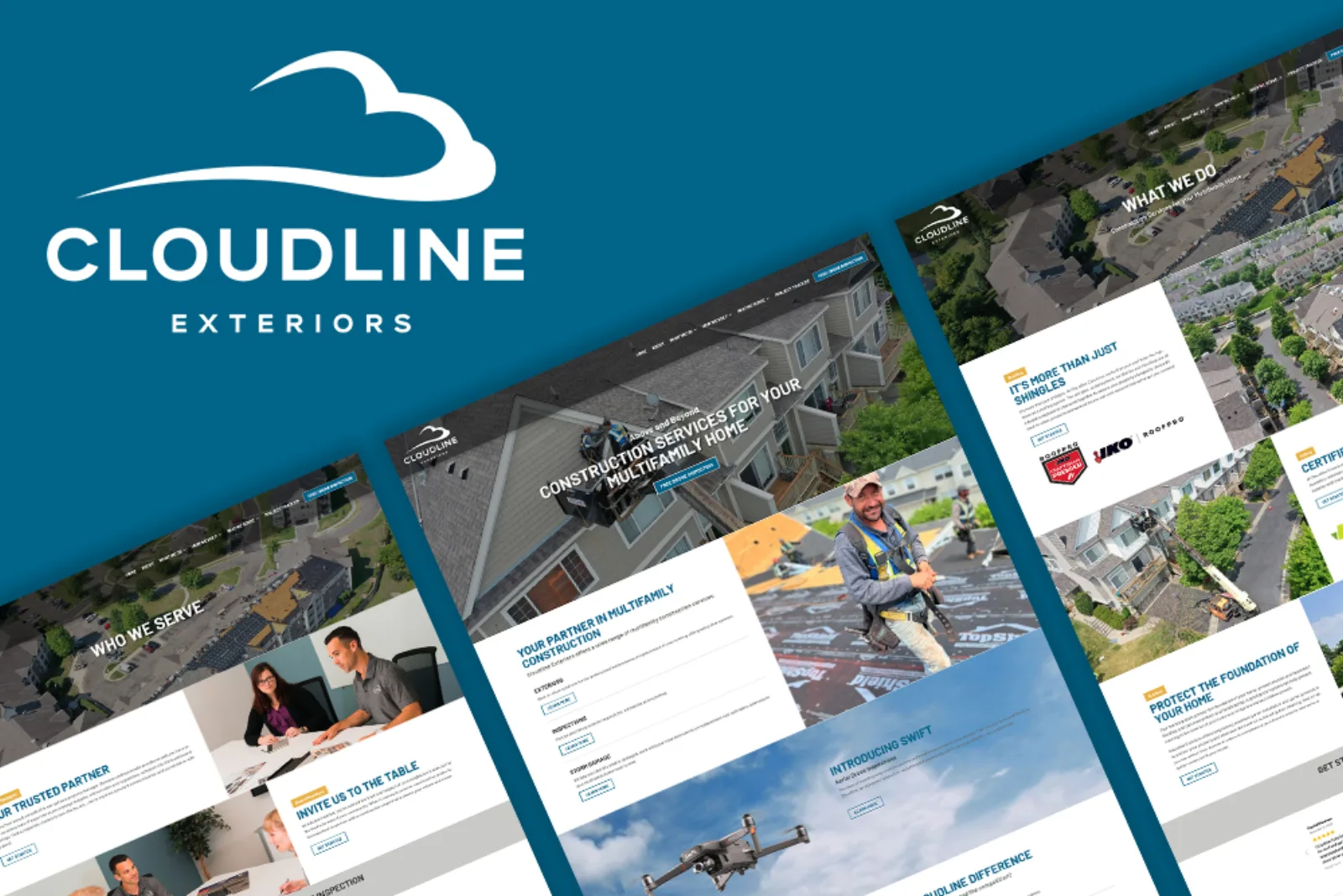 Cloudline Exteriors Website Refresh