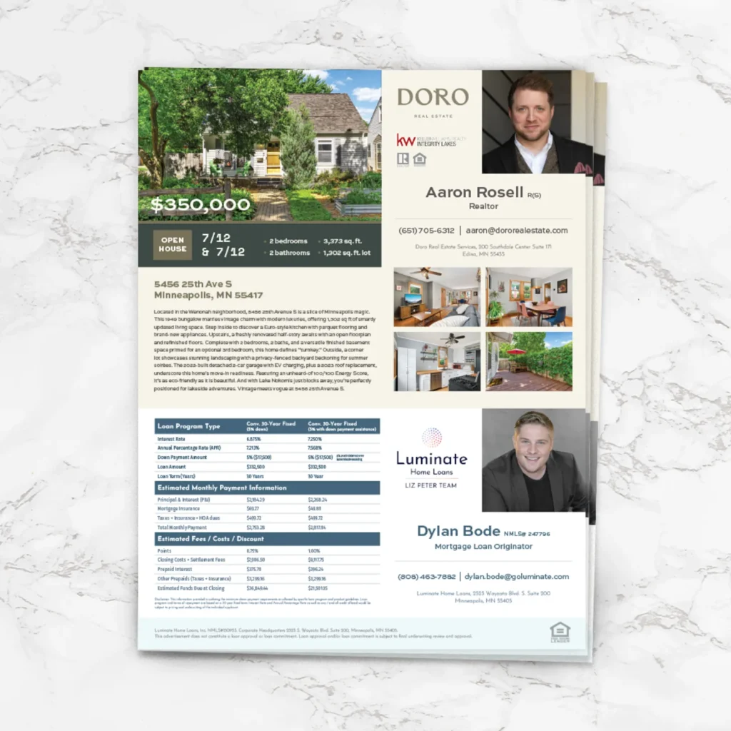 Doro Real Estate Loan Flyer